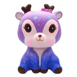 1PCS 11 cm Galaxy Deer Cream Scented Squishy Slow