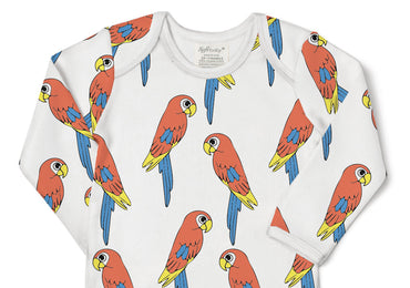 The Parrot - L/S Onesie - 100% Organic